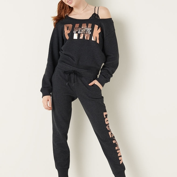 Pink Victoria Secret Skinny Jogger - Picture 2 of 5